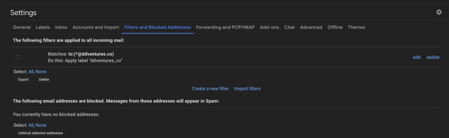 Gmail filters add tag o